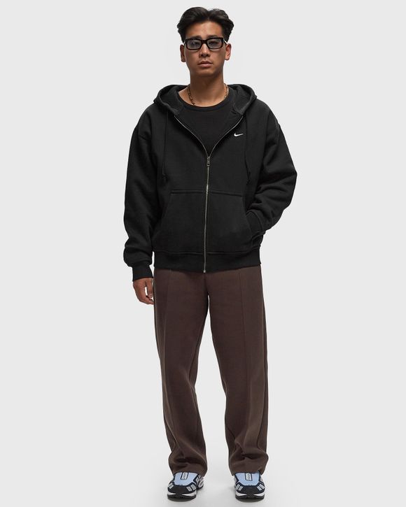 SOLO SWOOSH THERMAL FULL-ZIP HOODIE