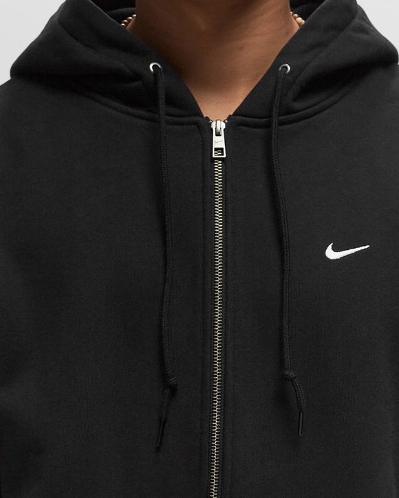 SOLO SWOOSH THERMAL FULL-ZIP HOODIE