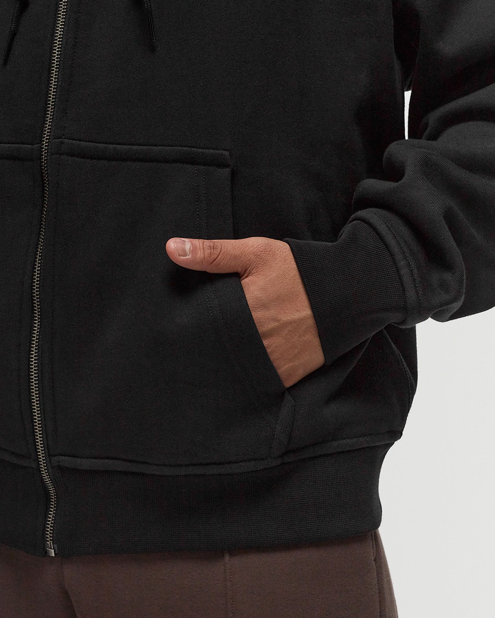 SOLO SWOOSH THERMAL FULL-ZIP HOODIE