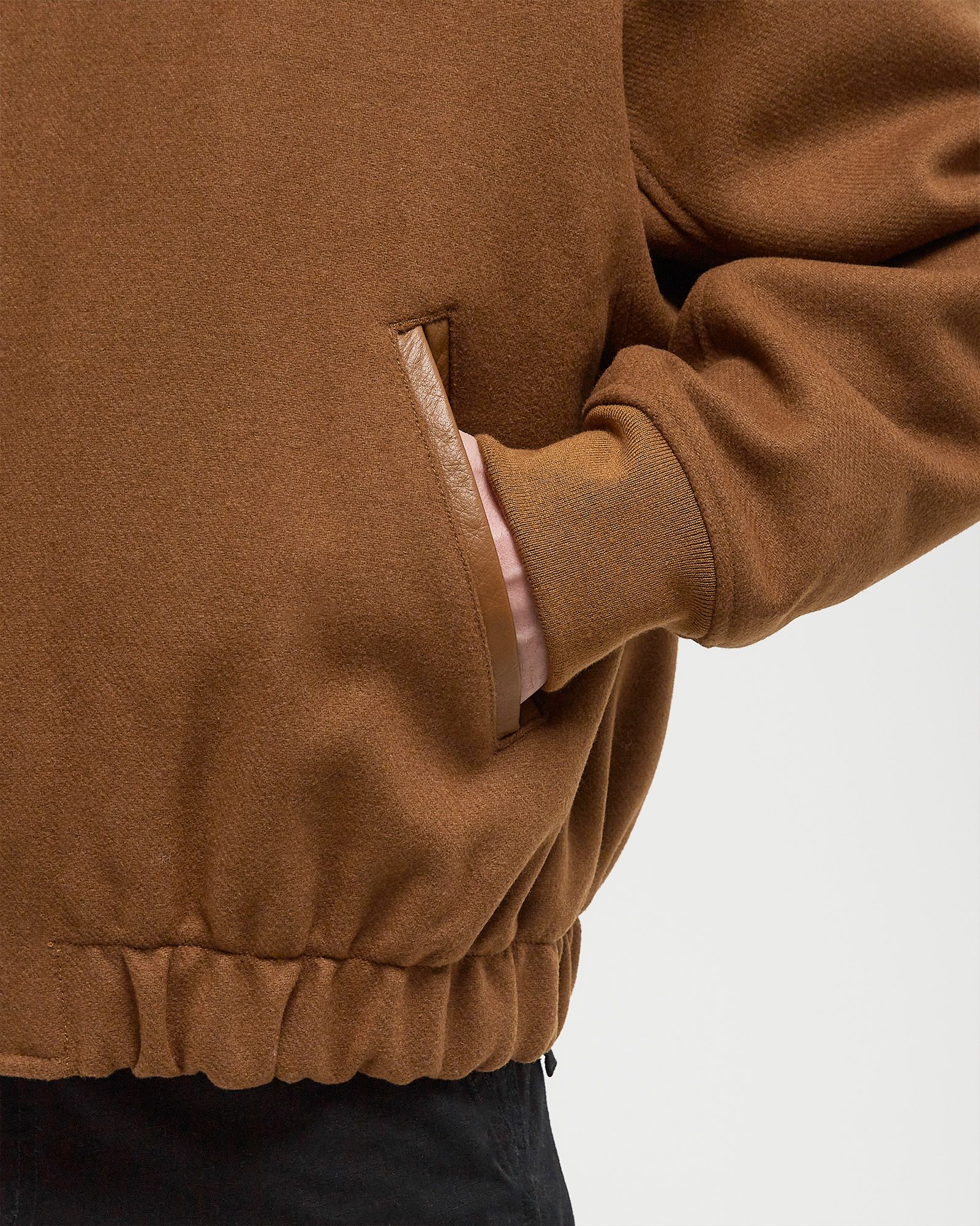 Solo Swoosh Wool Varsity Jacket