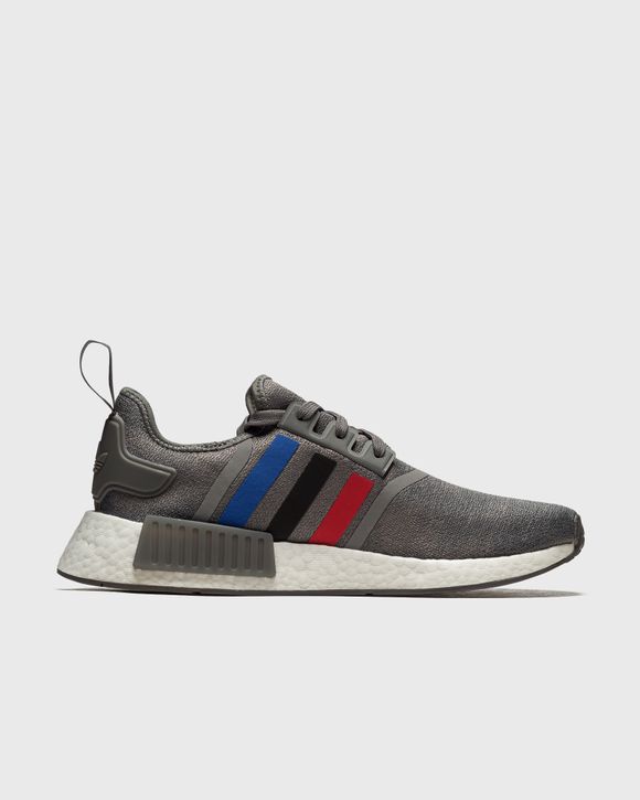 Adidas Originals Men's NMD_R1 Shoes, Grey/Red/Black