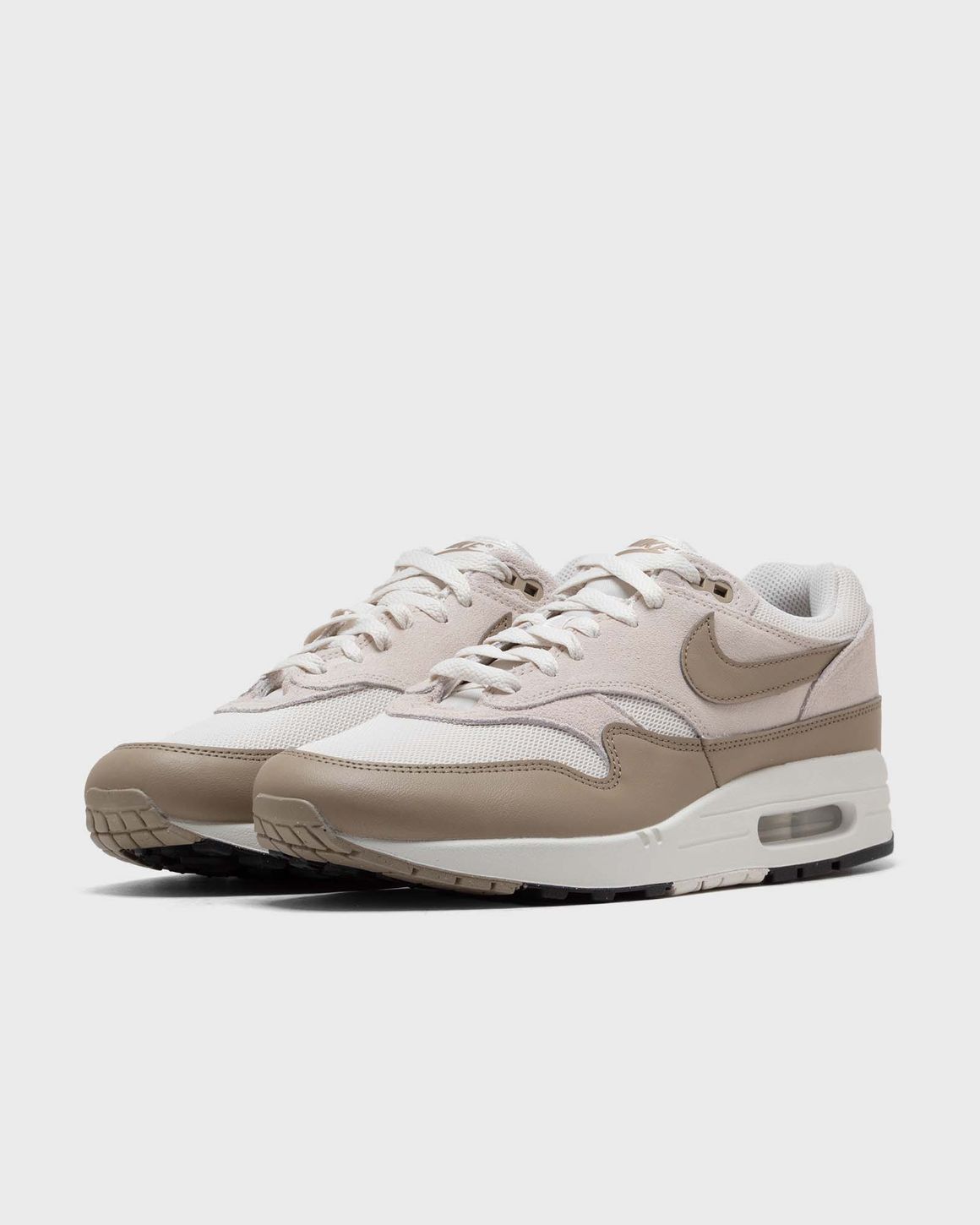 Nike AIR MAX 1 ESS Beige PHANTOM KHAKI LT OREWOOD BRN BLACK