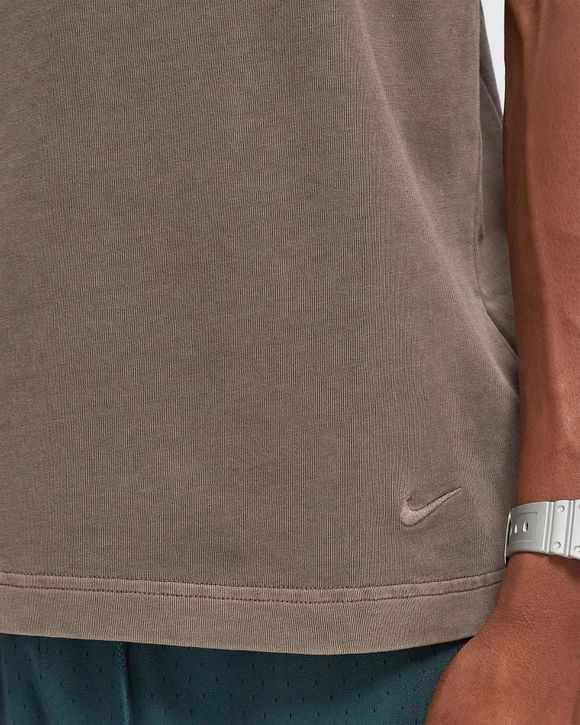 Nike Life Short-Sleeve Knit Top Grey | BSTN Store 
