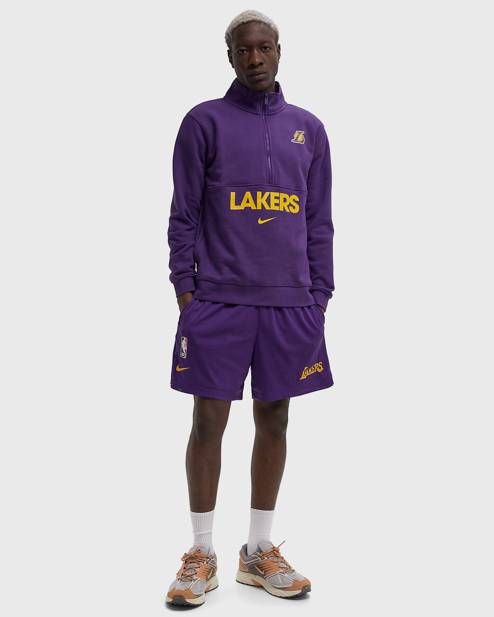 NBA 1/2-Zip Top Los Angeles Lakers Club Courtside