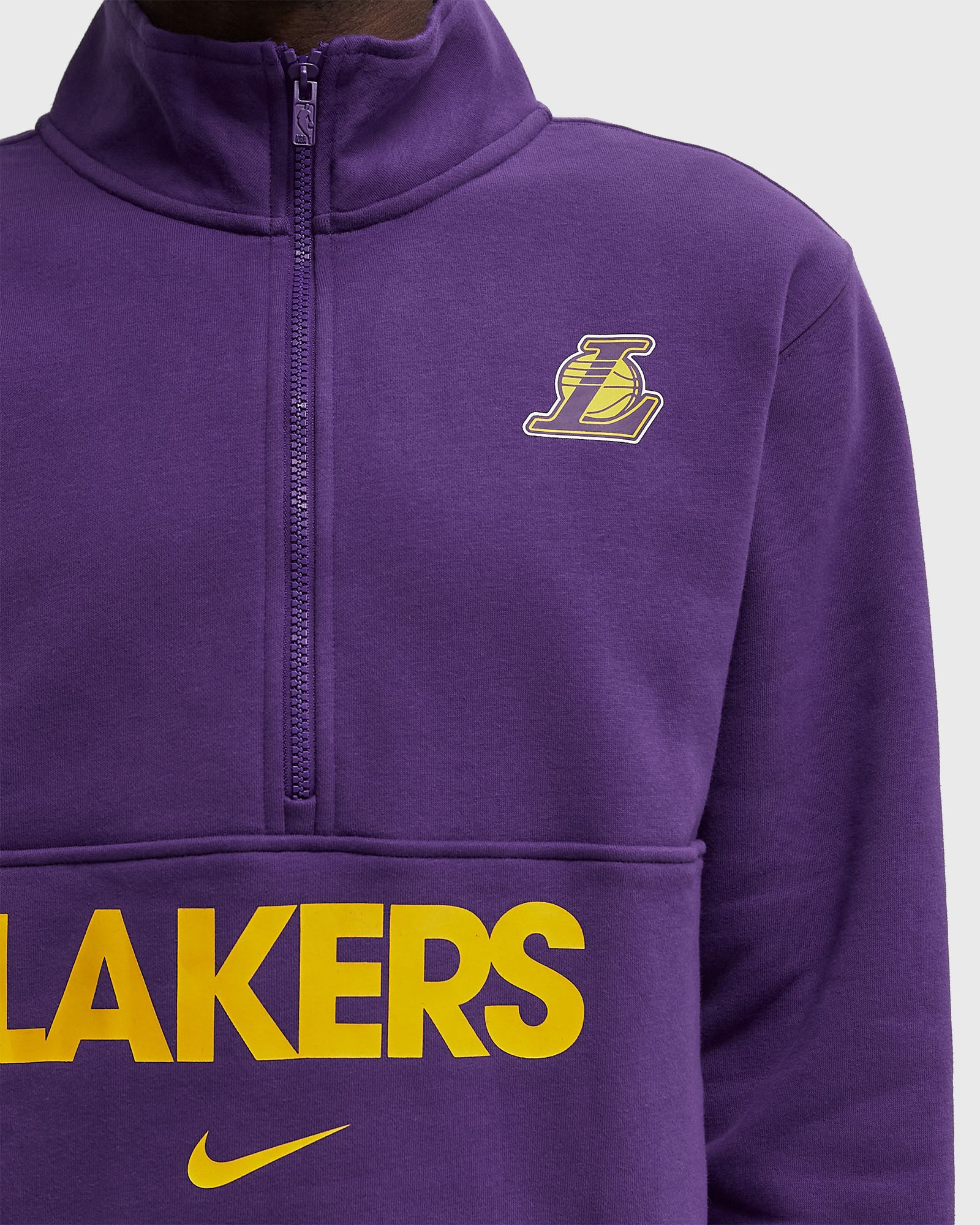 NBA 1/2-Zip Top Los Angeles Lakers Club Courtside