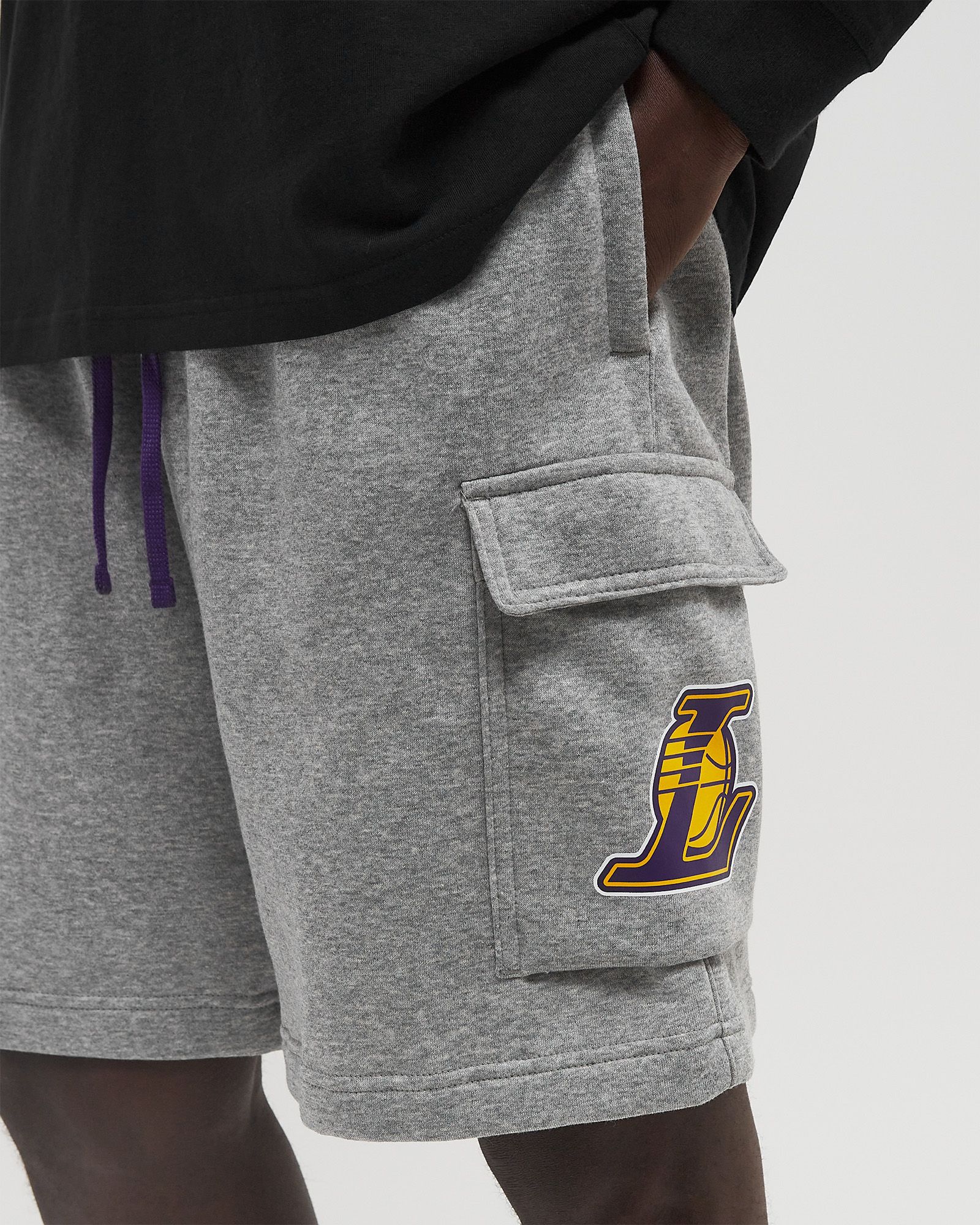 NBA Cargo Shorts Los Angeles Lakers Club Courtside