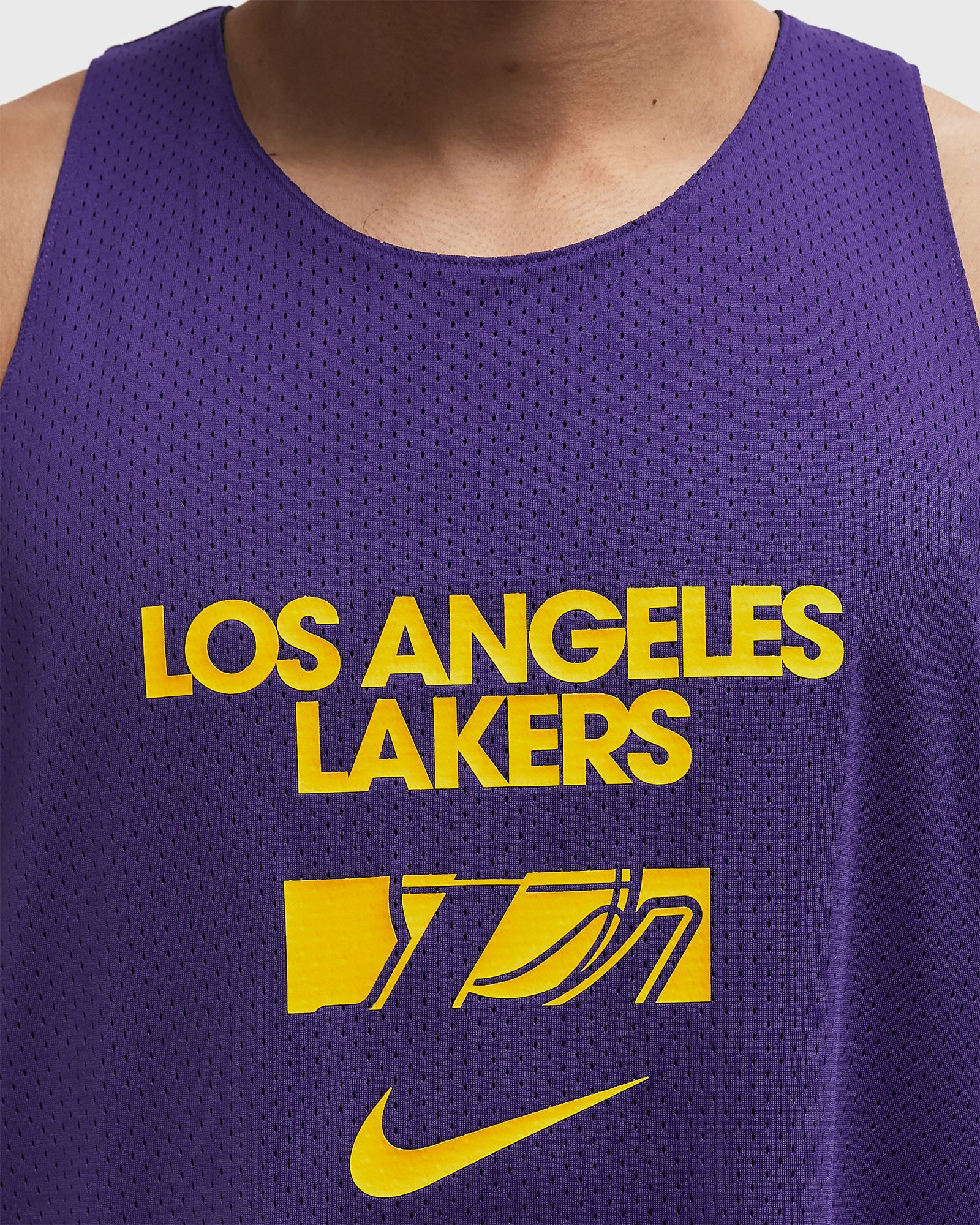 NBA Mesh Practice Jersey Los Angeles Lakers Courtside