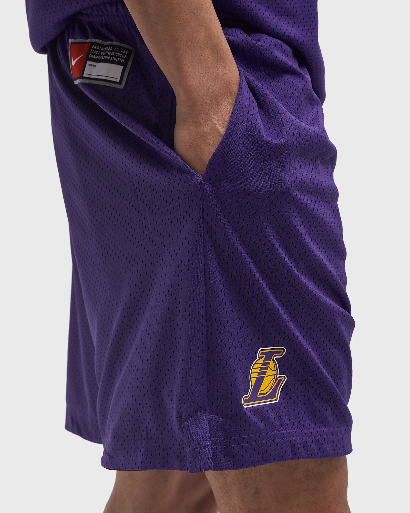 NBA Mesh Practice Shorts Los Angeles Lakers Courtside