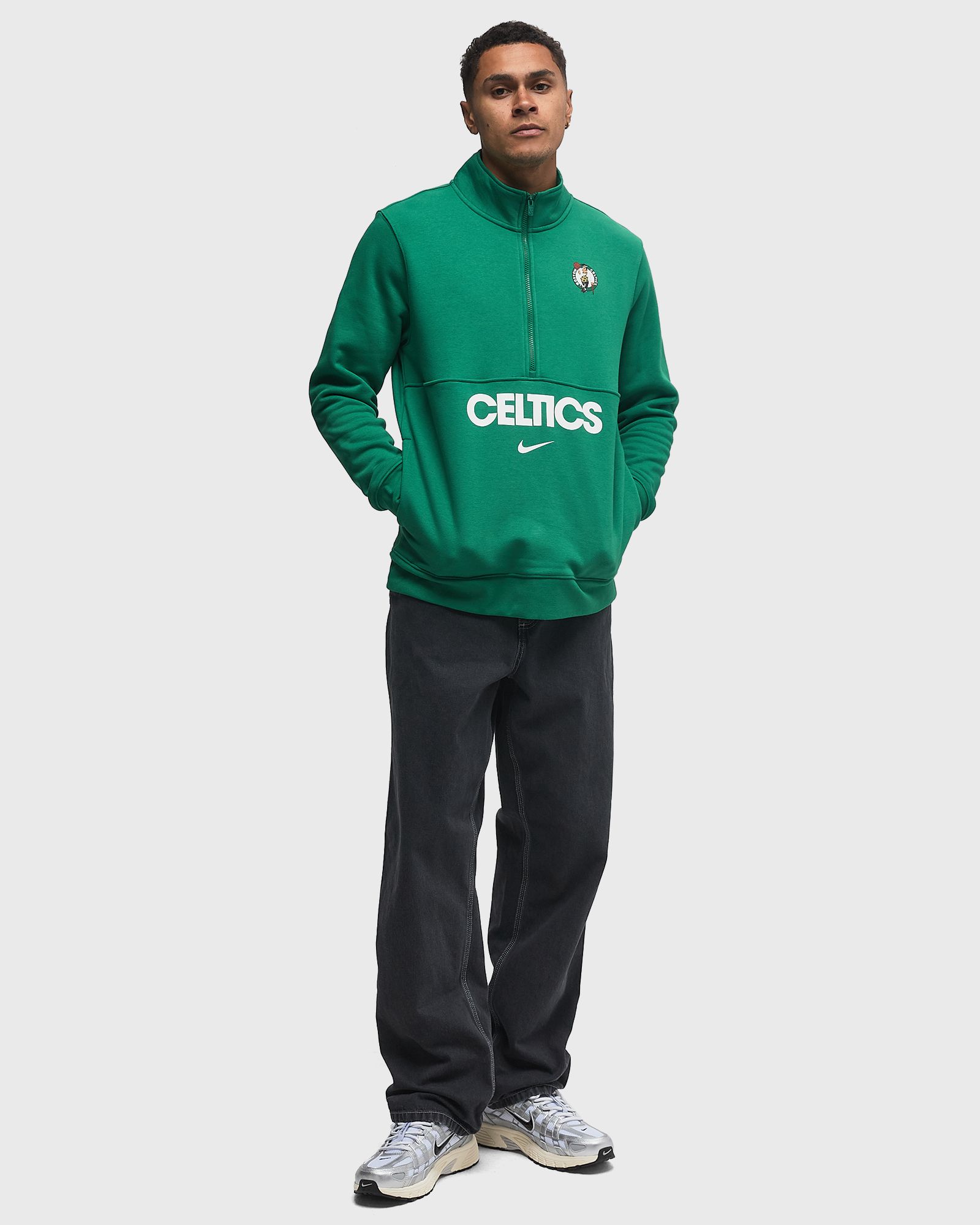 NBA 1/2-Zip Top Boston Celtics Club Courtside