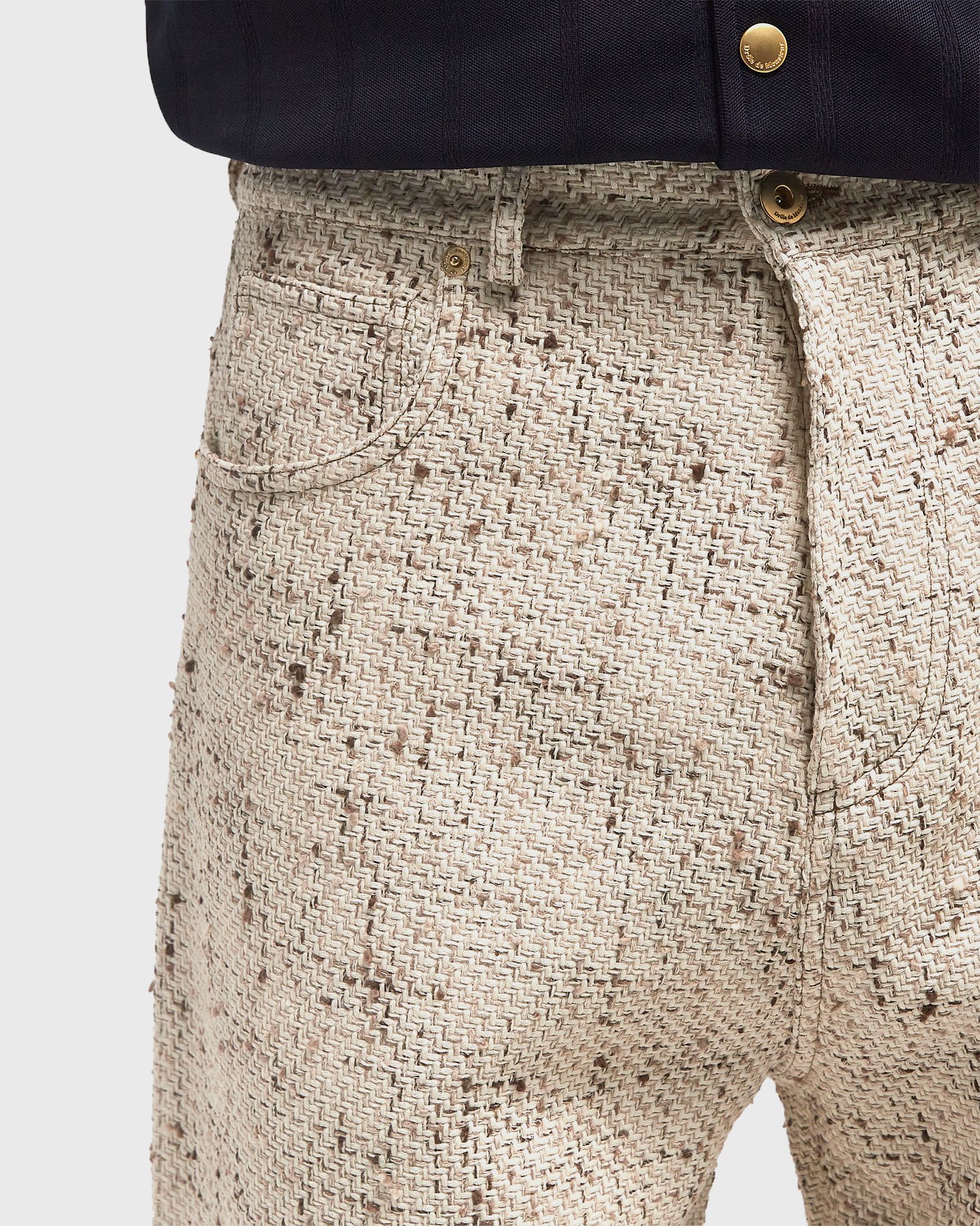 Le Pantalon Baggy Tweed