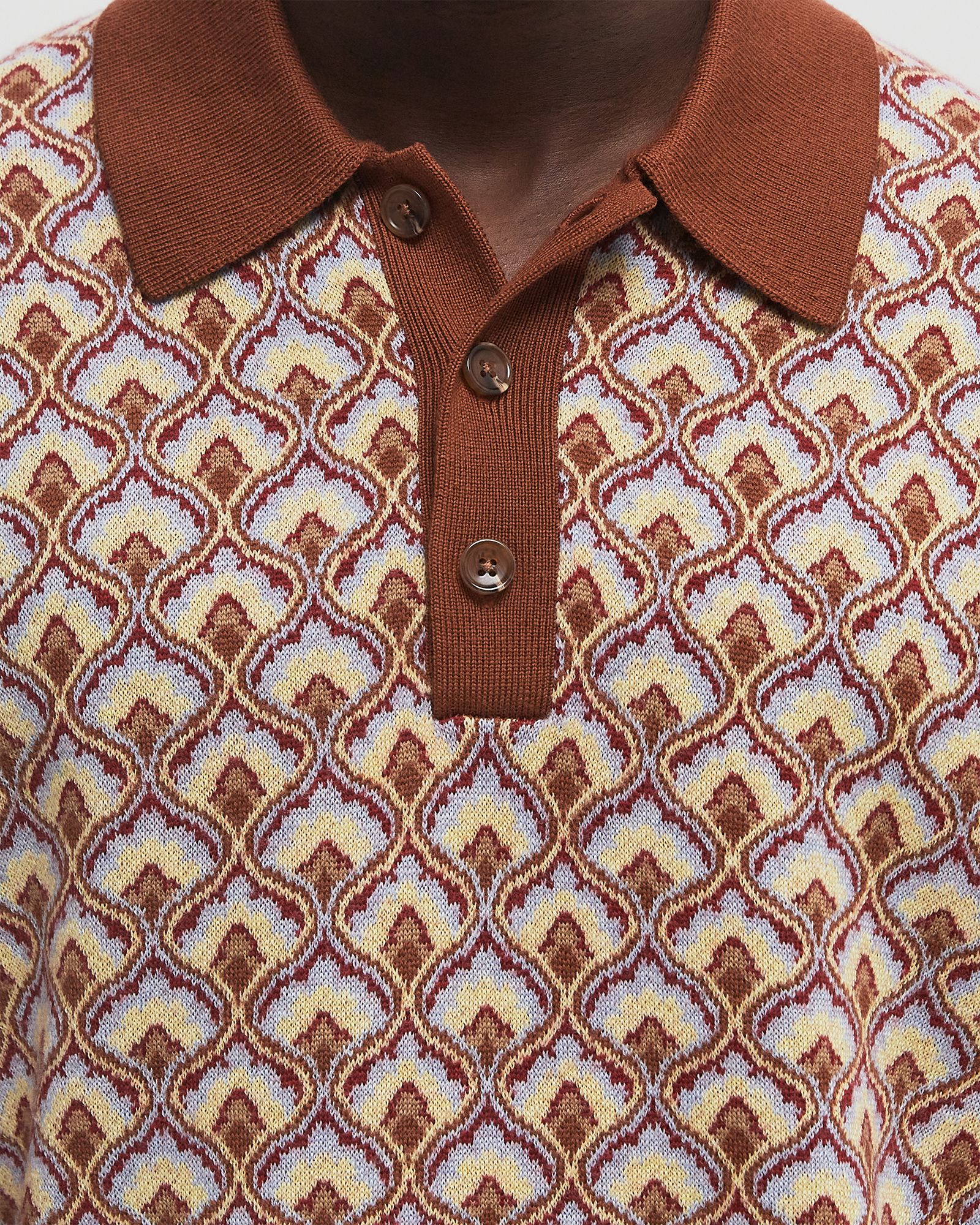 Le Polo Maille Tapisserie