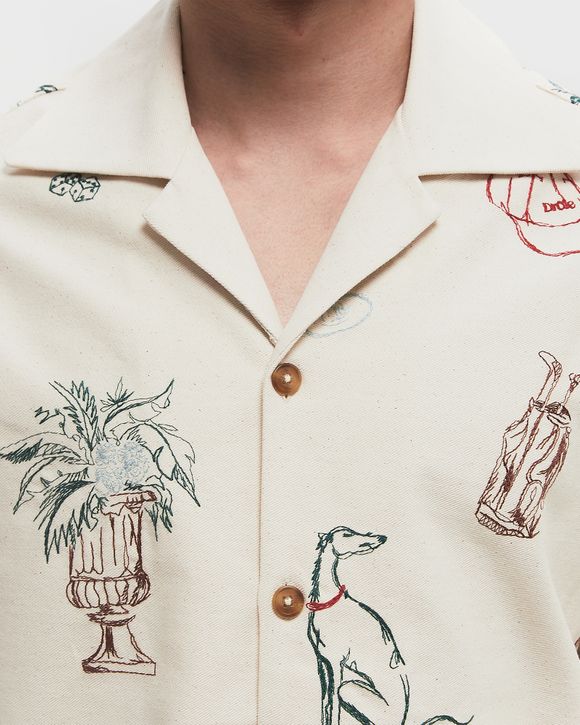 Drôle de Monsieur La Chemise BrodÈe Country Club Beige