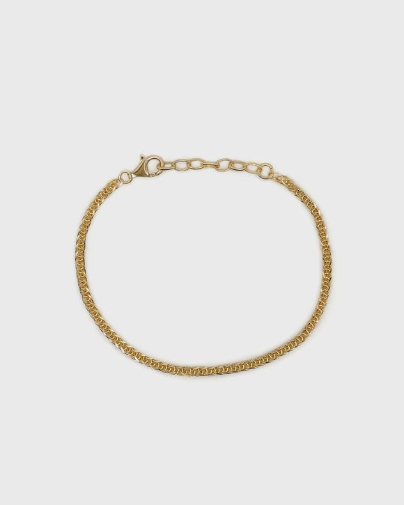 Gold Square Spiga Bracelet