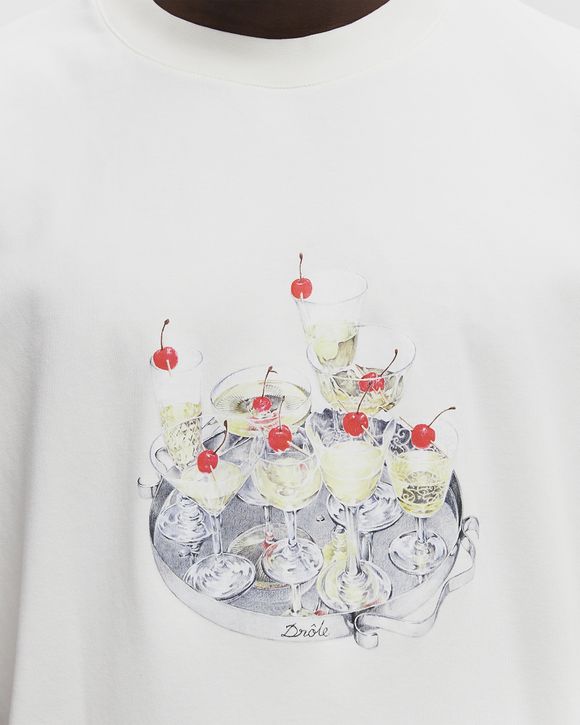 Drôle de Monsieur Le T-Shirt Cocktails White | BSTN Store