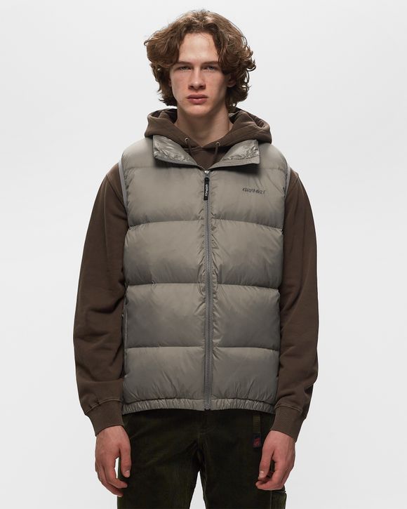 Gramicci DOWN PUFFER VEST Grey - SEAL GREY