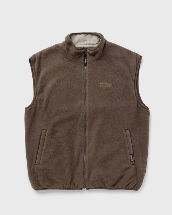 Gramicci REVERSIBLE FLEECE VEST Grey | BSTN Store