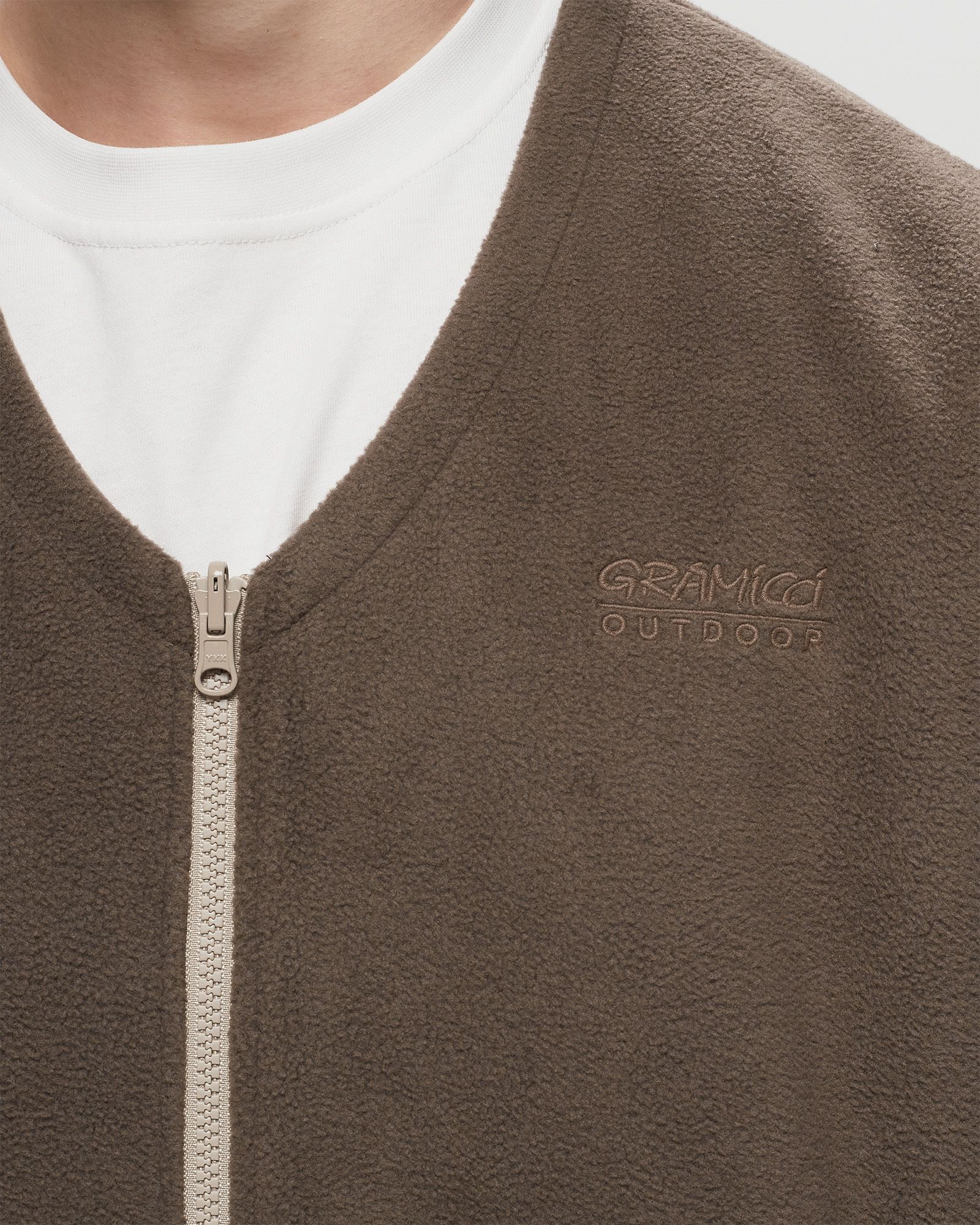 REVERSIBLE FLEECE CARDIGAN