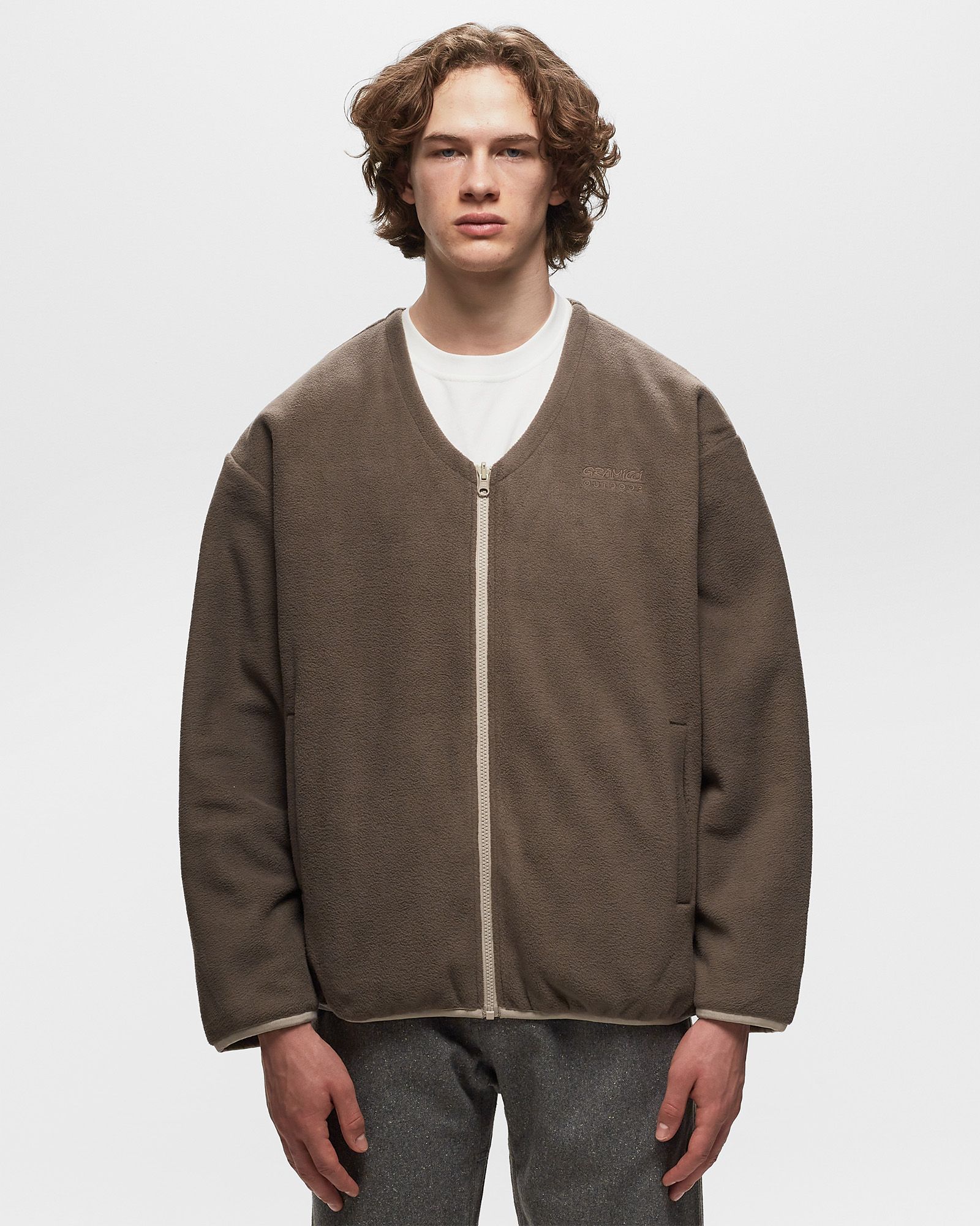 REVERSIBLE FLEECE CARDIGAN