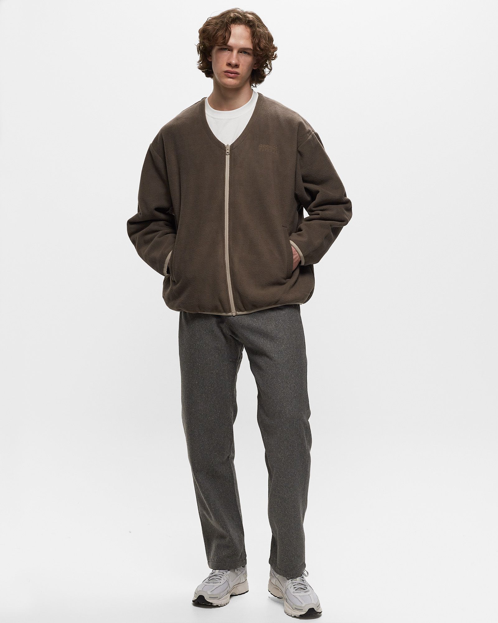 REVERSIBLE FLEECE CARDIGAN