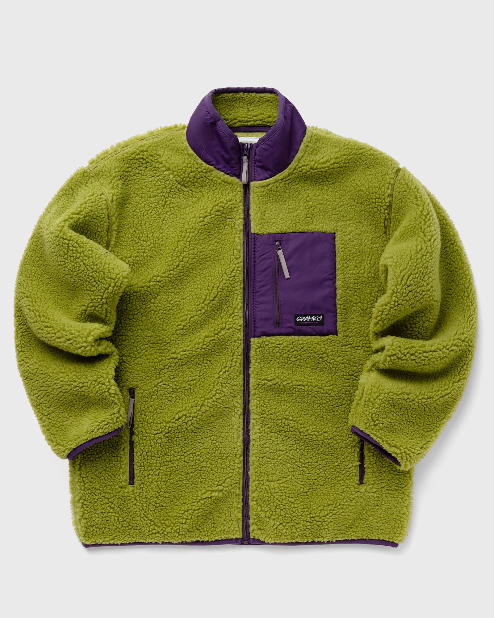 Gramicci - sherpa jacket men fleece jackets green in größe:xl