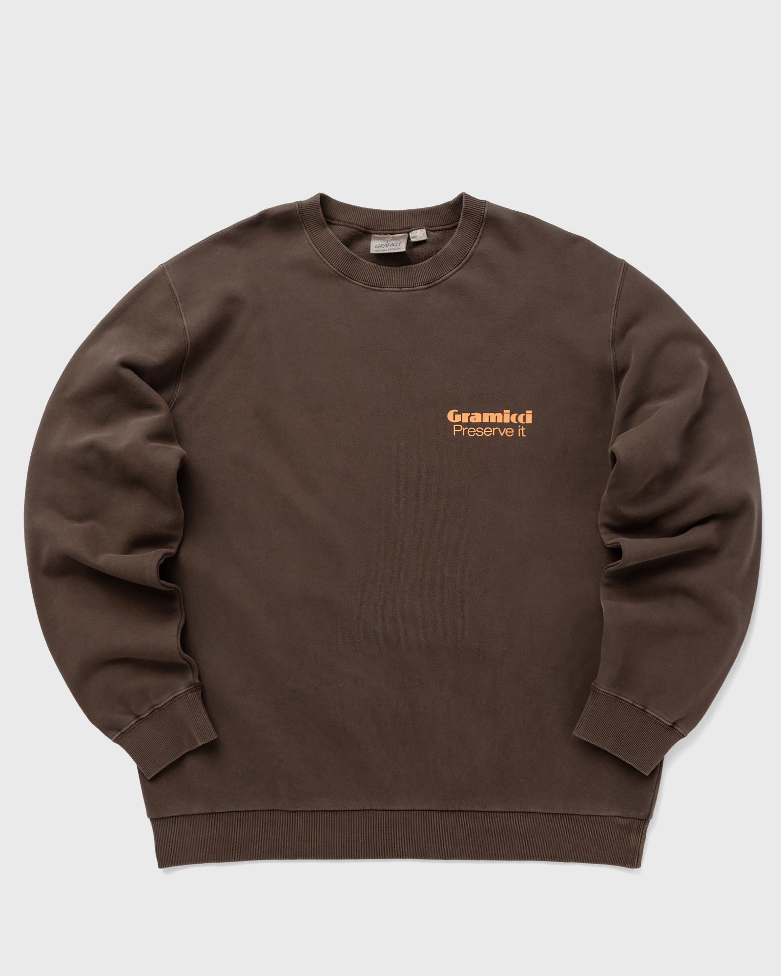 Gramicci - preserve-it sweatshirt men sweatshirts brown in größe:xl