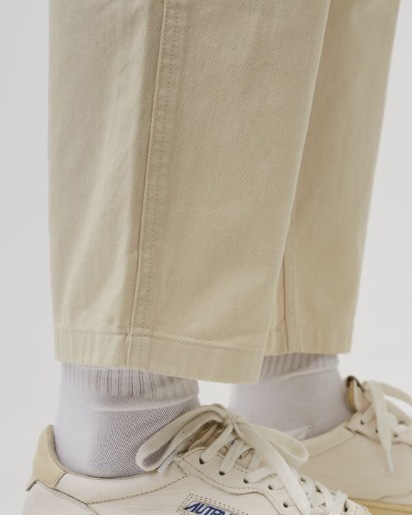 Gramicci cotton trousers Loose Tapered Pant beige color