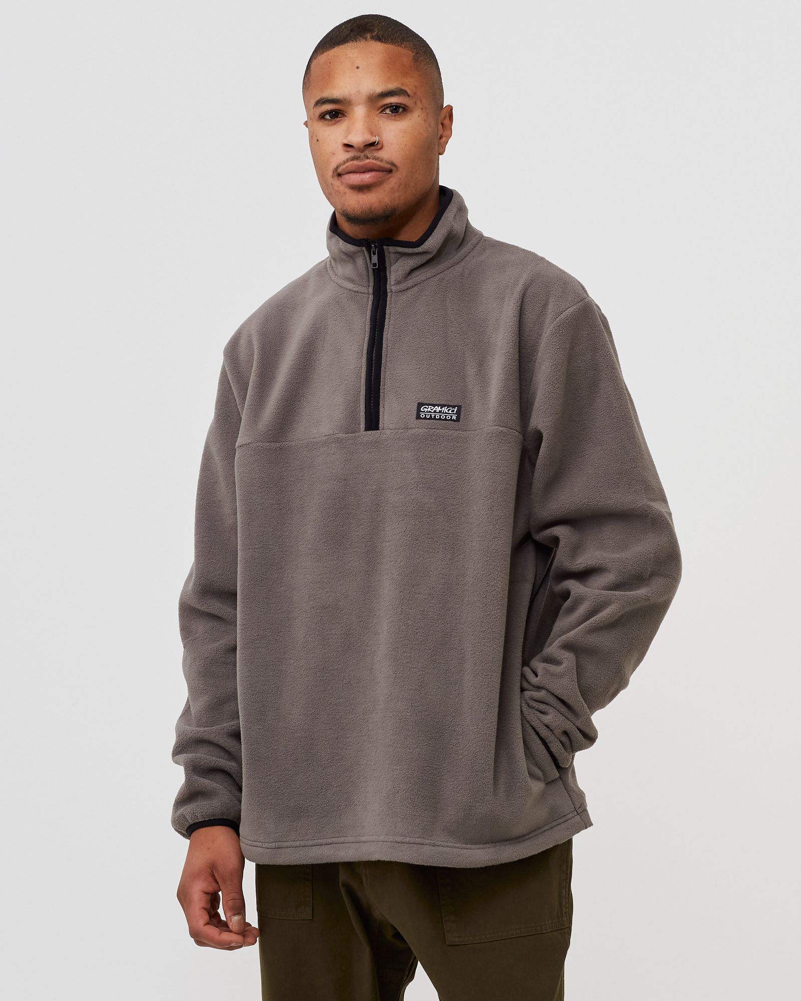 MOCK NECK FLEECE
