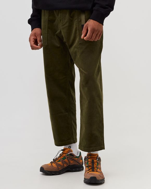 Gramicci CORDUROY LOOSE TAPERED PANT Green - OLIVE