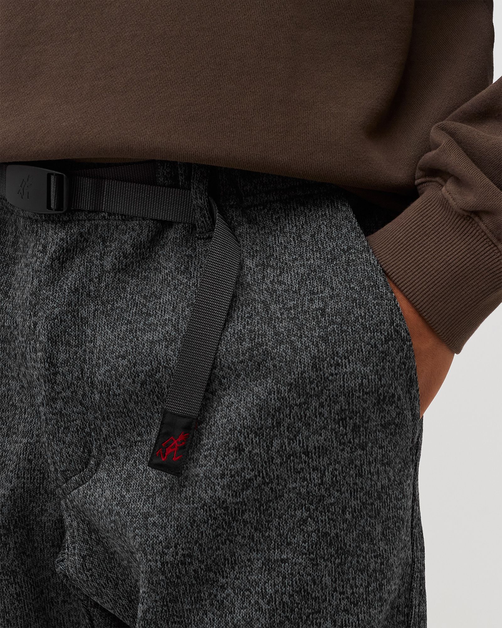 BONDING KNIT FLEECE NARROW RIB PANT