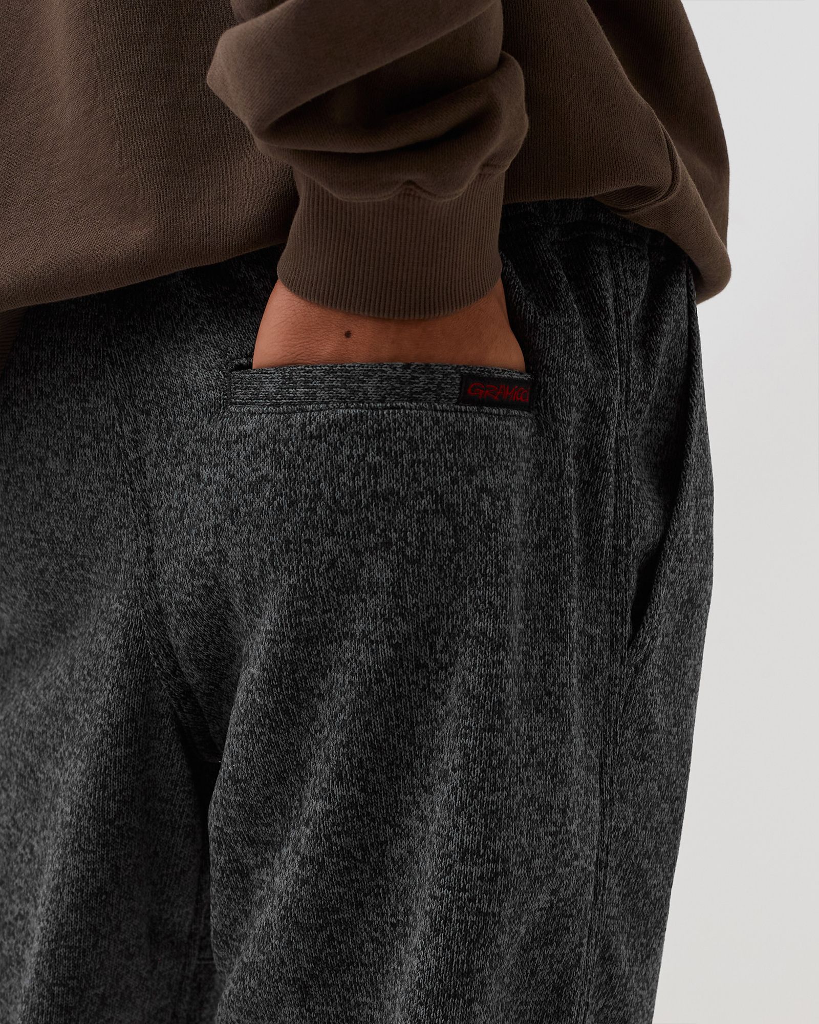 BONDING KNIT FLEECE NARROW RIB PANT