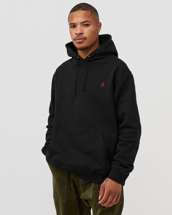 Gramicci ONE POINT HOODED SWEATSHIRT Black | BSTN Store