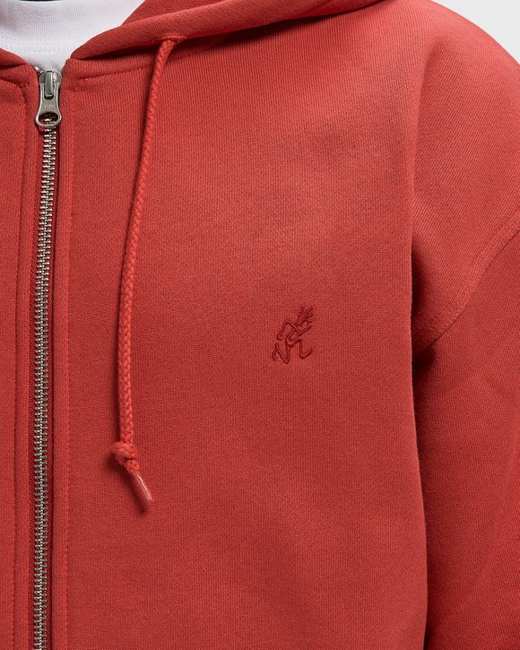 ONE POINT ZIP HOODED SWEATSHIRT
