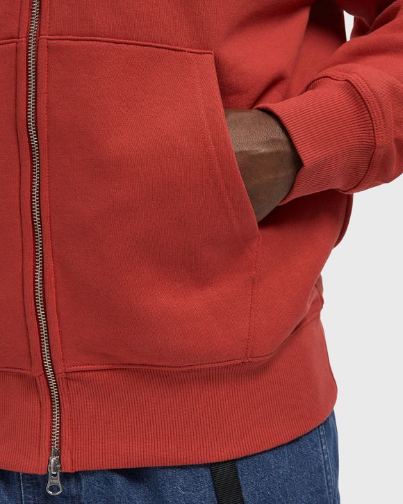 ONE POINT ZIP HOODED SWEATSHIRT