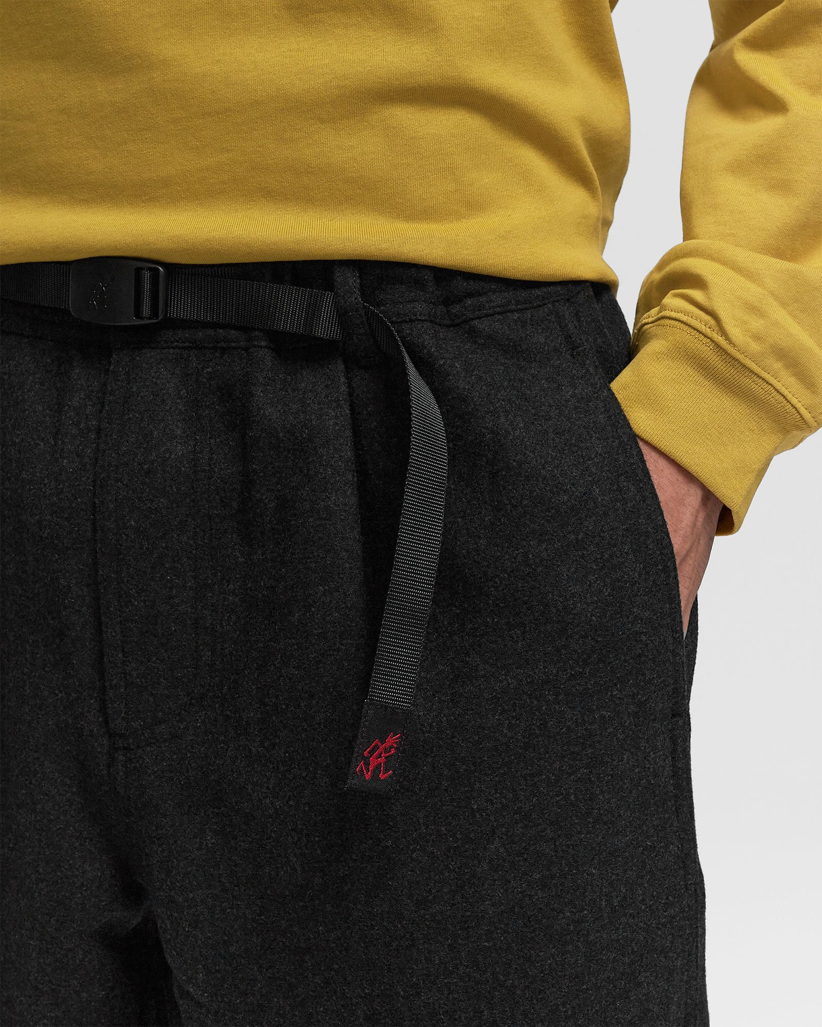 WOOL RELAXED PLEATED TROUSER