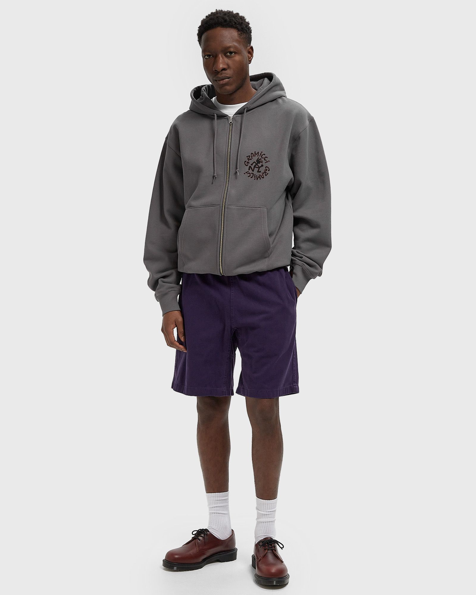 RUNNING MAN ZIP HOODED SWEATSHIRT