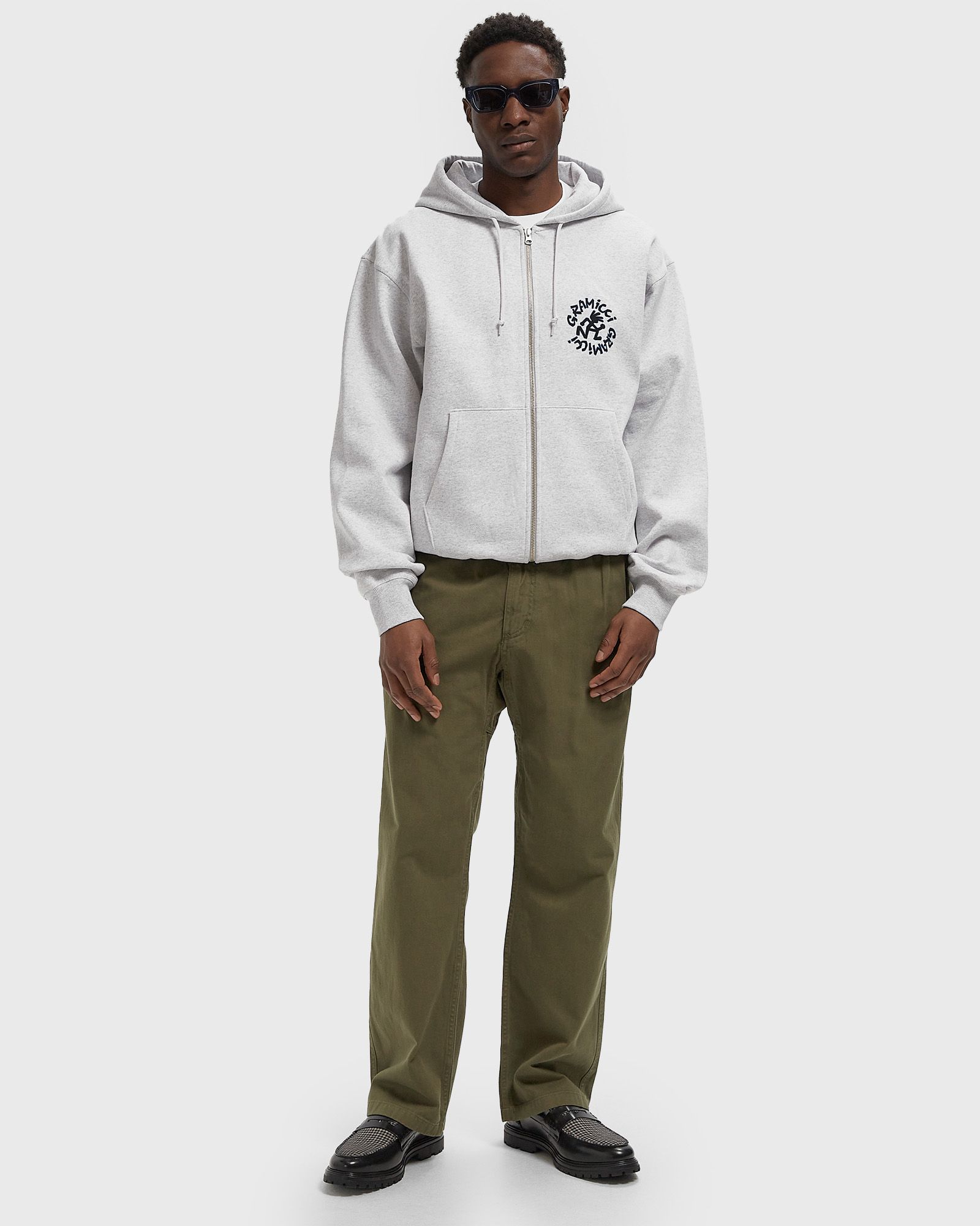 RUNNING MAN ZIP HOODED SWEATSHIRT