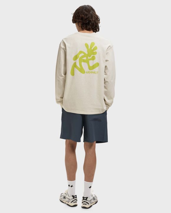 RUNNING MAN L/S TEE PIGMENT DYED