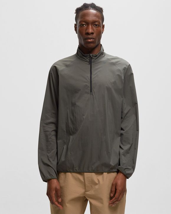 Goldwin Short Zip Floating Wind Shell Jacket Grey | BSTN Store