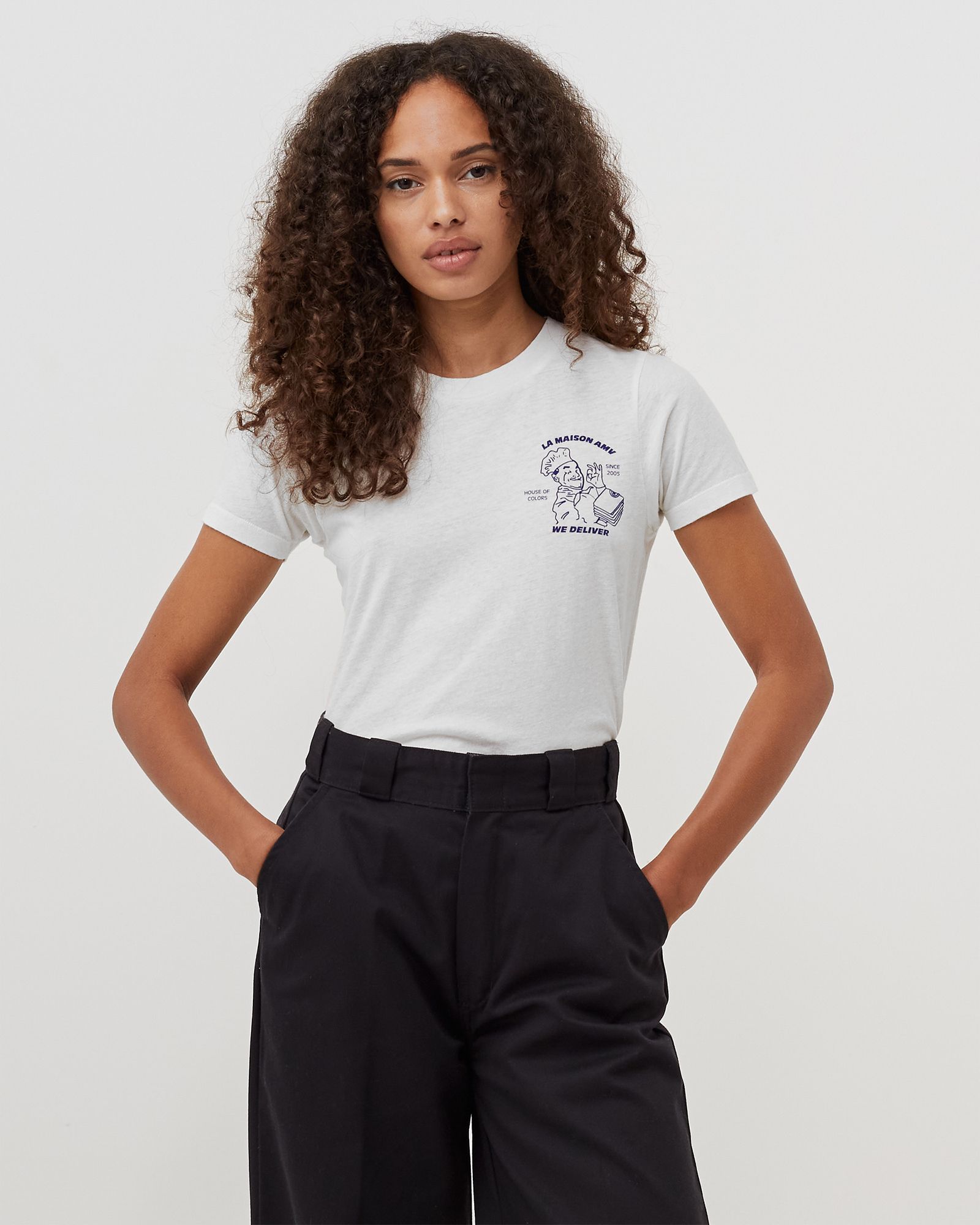 WMNS T-SHIRT AJUSTE COLLAR ROND IMPRIME