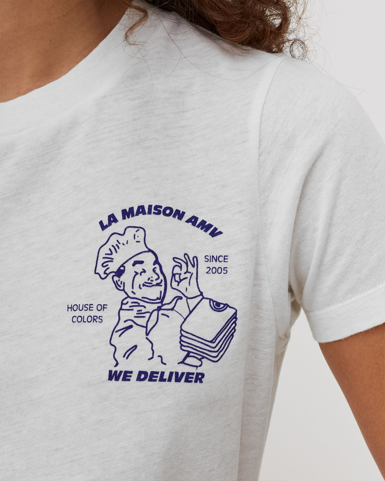 WMNS T-SHIRT AJUSTE COLLAR ROND IMPRIME