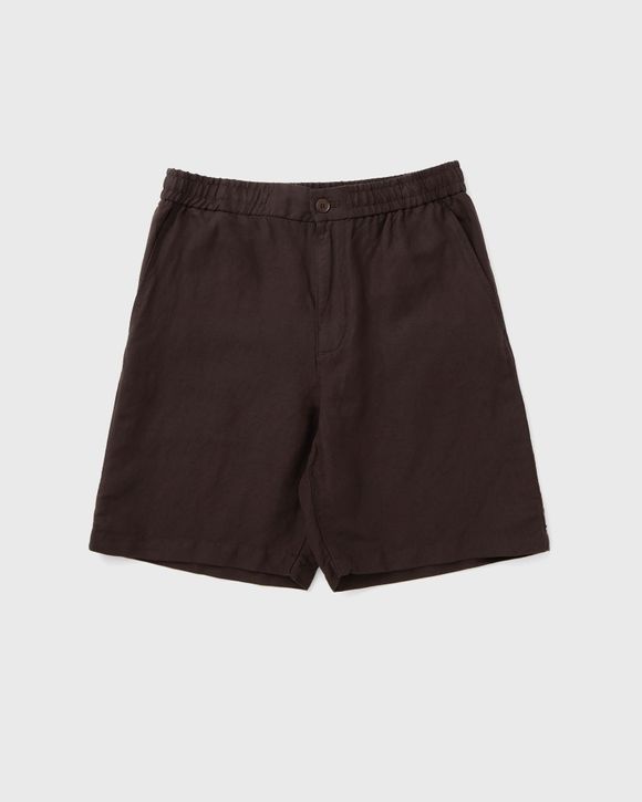 Regular Fit Linen Blend Twill Shorts
