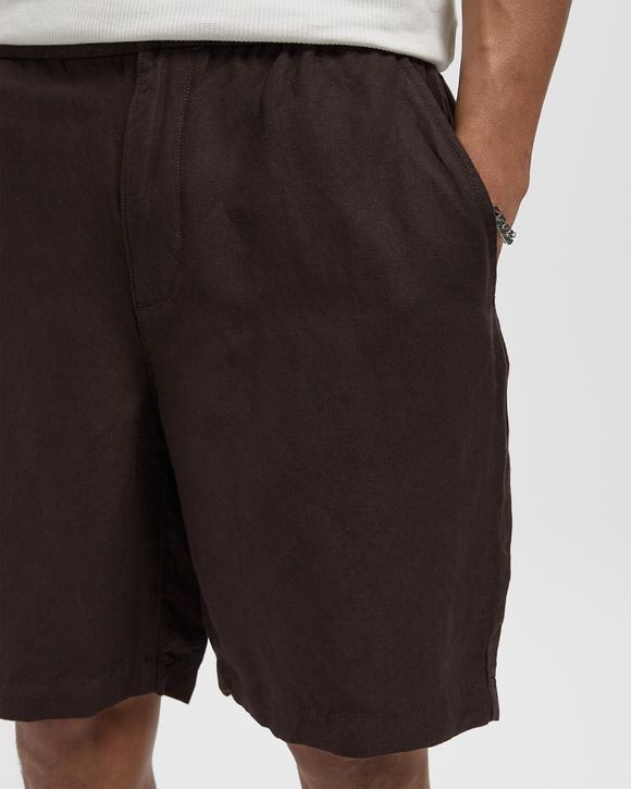 Regular Fit Linen Blend Twill Shorts