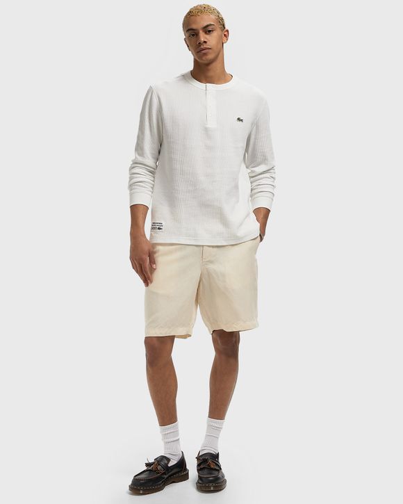 Thumbnail - Regular Fit Linen Blend Twill Shorts