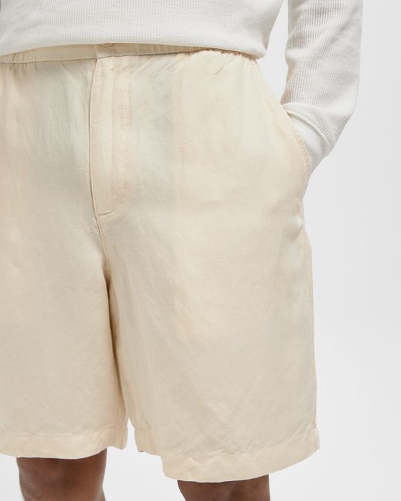 Regular Fit Linen Blend Twill Shorts