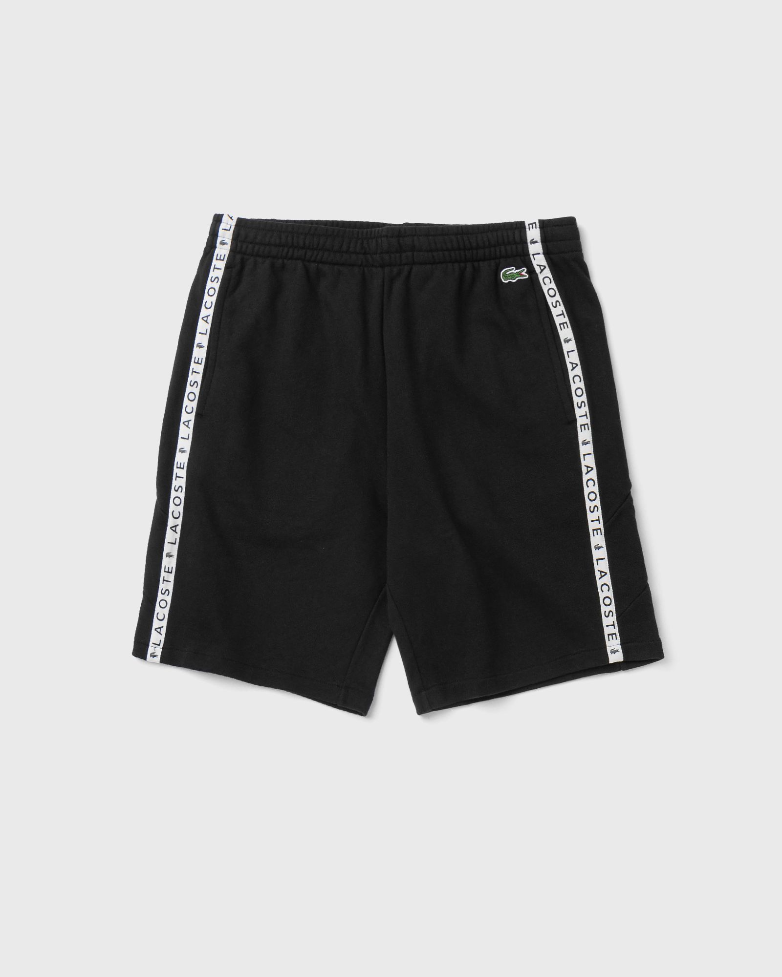 Lettered Bands Fleece Bermuda Shorts