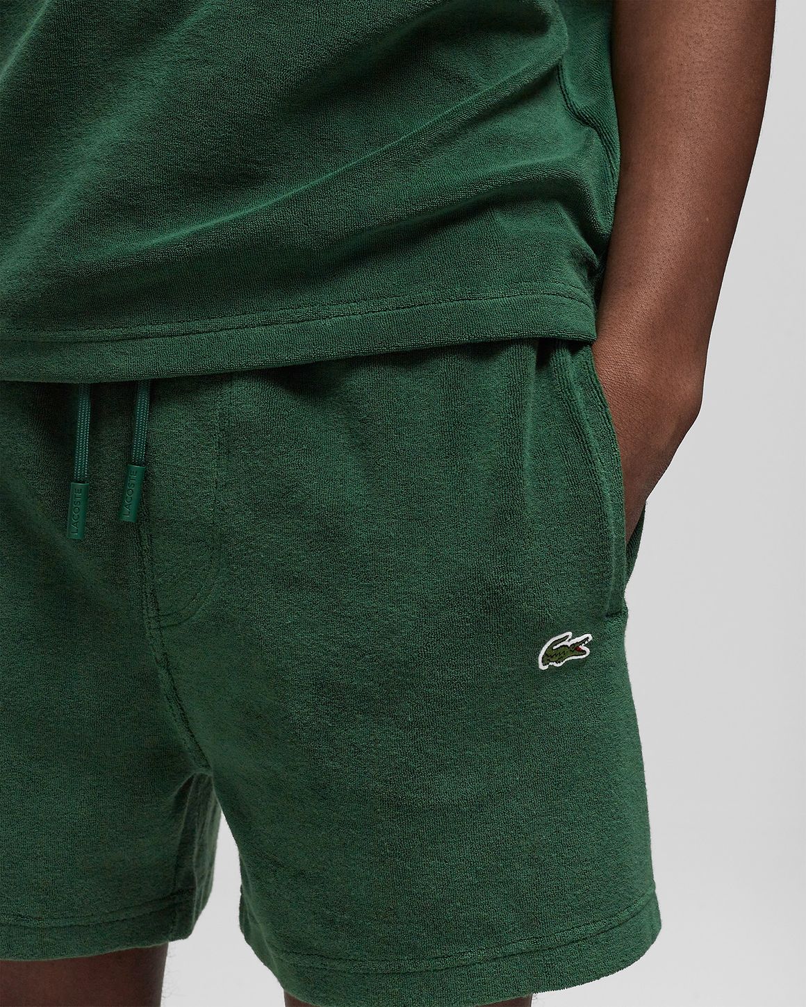 Lacoste knit shorts discount
