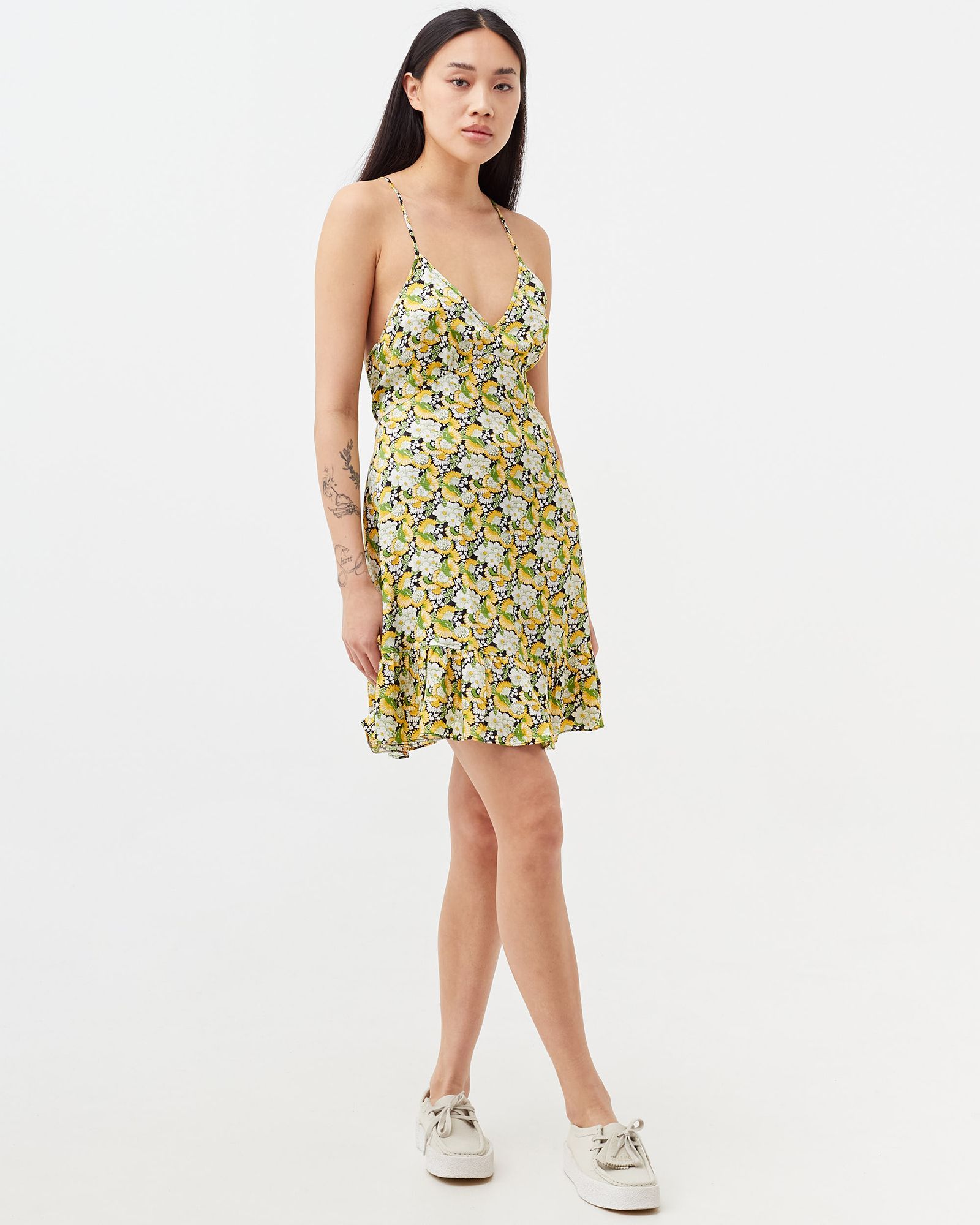 ROBE FINES BRETELLES IMPRIMEE