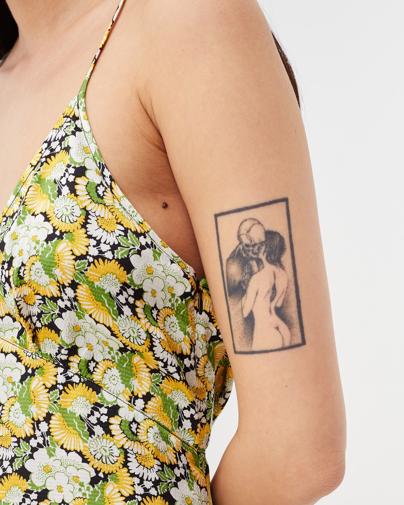 ROBE FINES BRETELLES IMPRIMEE