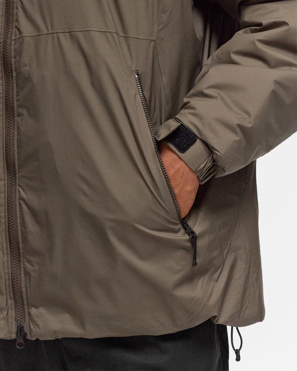 Goldwin WINDSTOPPER BY GORE-TEX LABS Puffy Jacket Brown