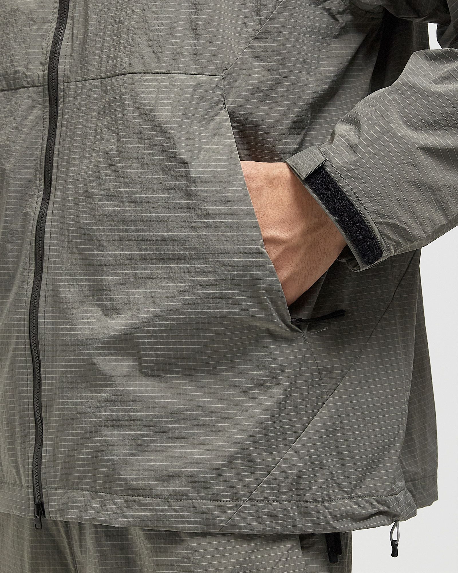 Dope Dyed Rip-stop Wind Jacket